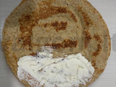 Švelnus avižų blynas su įdaru Žingsnis 6