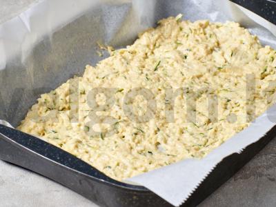 Cukinijų ritinys su kumpiu ir grybais Žingsnis 3