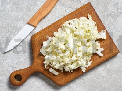 Cukinijų ritinys su kumpiu ir grybais Žingsnis 4