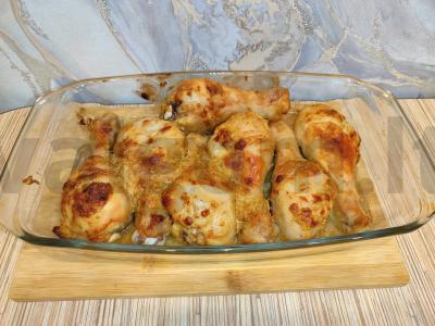 Vištienos blauzdelės su garstyčių marinatų orkaitėje Žingsnis 9