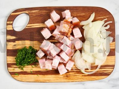 Bulvės su šonine Žingsnis 2