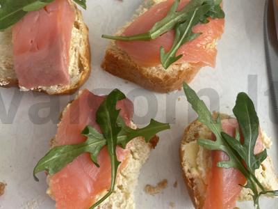 Užkandžių sumuštiniai „Žuvis“ Žingsnis 5