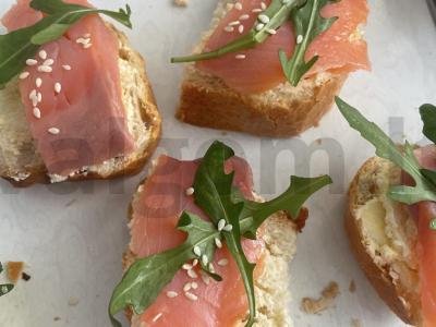 Užkandžių sumuštiniai „Žuvis“ Žingsnis 6