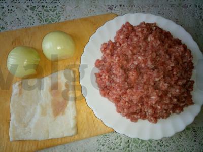 Koldūnai su vištienos skrandžių faršu Žingsnis 1