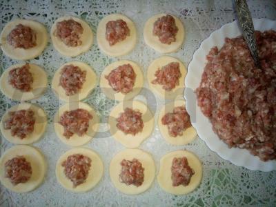 Koldūnai su vištienos skrandžių faršu Žingsnis 3