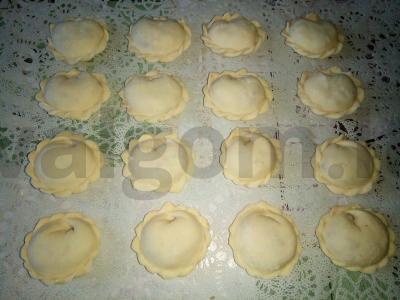 Koldūnai su vištienos skrandžių faršu Žingsnis 4