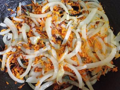 Bulguro plovas su jautiena, čili pipirais ir česnaku Žingsnis 3