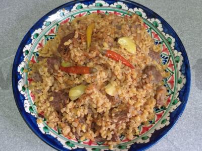 Bulguro plovas su jautiena, čili pipirais ir česnaku Žingsnis 13