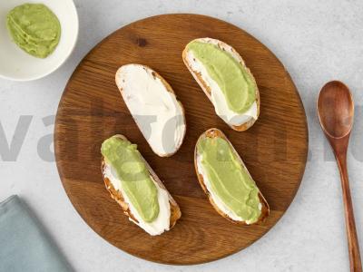 Bagetas su menkės kepenimis Žingsnis 4