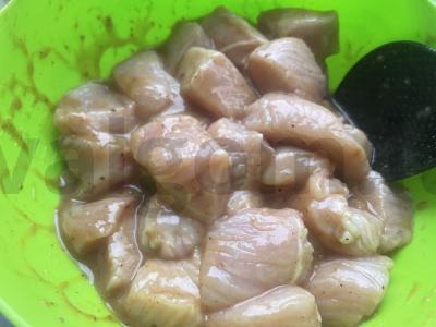 Kalakutienos šašlykai su daržovėmis Žingsnis 3