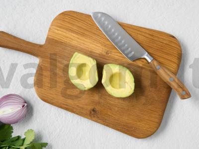 Avokado ir svogūnų krekeriai Žingsnis 1