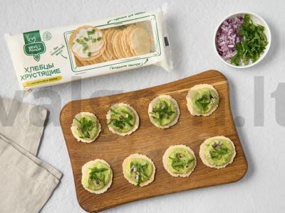 Avokado ir svogūnų krekeriai Žingsnis 5