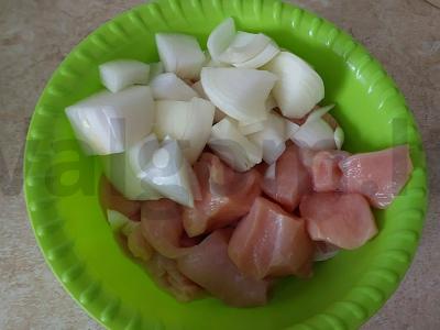 Vištienos kotletai grietinės ir garstyčių padaže Žingsnis 1