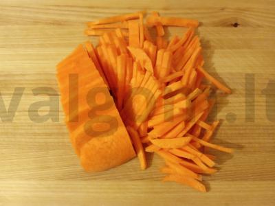 Vištienos šlaunelės terijaki padaže su ryžiais ir daržovėmis Žingsnis 3