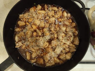 Vištienos šlaunelės terijaki padaže su ryžiais ir daržovėmis Žingsnis 14