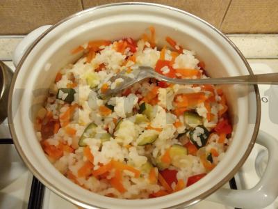 Vištienos šlaunelės terijaki padaže su ryžiais ir daržovėmis Žingsnis 16