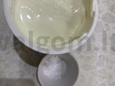 Namų sūris filadelfija iš grietinės Žingsnis 1