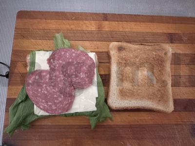 Sumuštinis su sūriu ir kiaušiniu Žingsnis 4