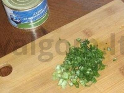 Salotas „Greitas Junga“ Žingsnis 1