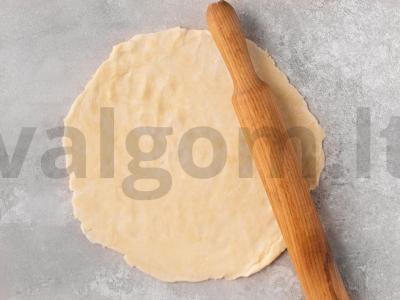 Galetė su spanguolėmis ir obuoliais Žingsnis 6