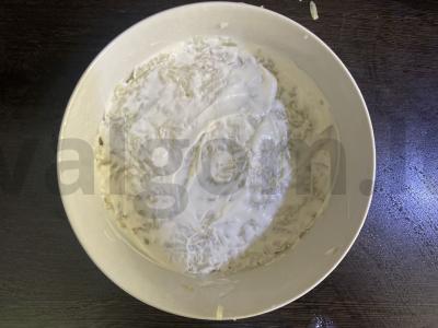 Silkė po šubomis su keptais daržovėmis Žingsnis 5