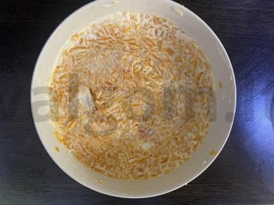 Silkė po šubomis su keptais daržovėmis Žingsnis 7