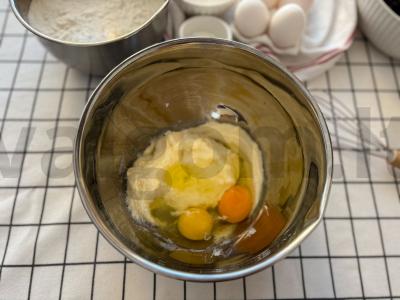 Trintas pyragas su mėlynėmis Žingsnis 2