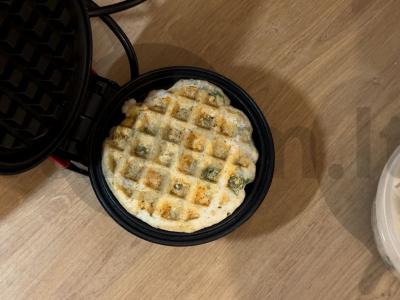 Baltymų vafliai su žalia grikiu Žingsnis 5