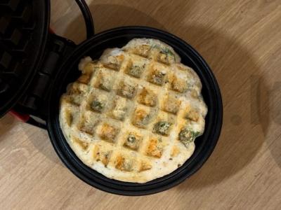 Baltymų vafliai su žalia grikiu pagrindine nuotrauka