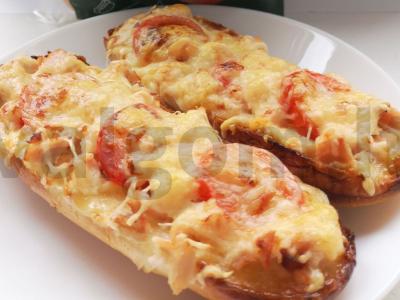 Karštas sumuštinis su rūkytomis vištienos krūtinėlėmis Žingsnis 5