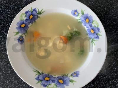 Sūrio sriuba su daržovėmis kaimiškai Žingsnis 5