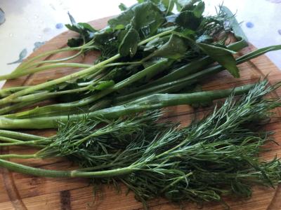 Vegetariškas salotas su grybais Žingsnis 6