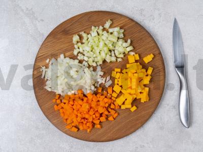 Tirštas žieminis sriuba Žingsnis 1