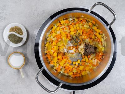 Tirštas žieminis sriuba Žingsnis 4