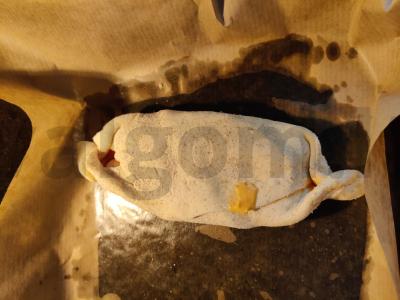 Sūrio valtinė su dešra pusryčiams Žingsnis 8