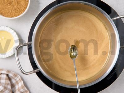 Šerbetas su kondensuotu pienu Žingsnis 2