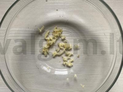 Pupelių užkandis su riešutais Žingsnis 3