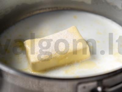 Širdelės su lengvu rikotos kremu Žingsnis 1