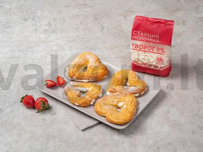 Širdelės su lengvu rikotos kremu pagrindine nuotrauka