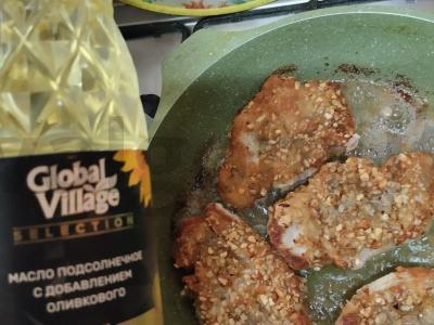 Kiaulienos eskalopas riešutų džiuvėsėliuose Žingsnis 5