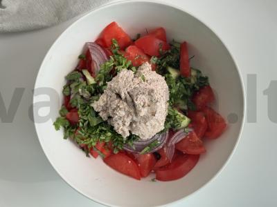 Gruziniškas salotas per 10 minučių Žingsnis 5