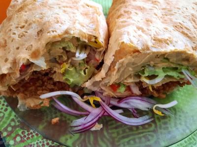 Šašlykas su sojų faršu pagrindine nuotrauka