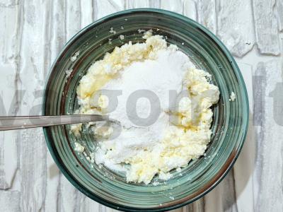 Švelnūs varškės PP sausainiai Žingsnis 2