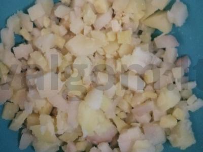 Salotas „Žieminis“ Žingsnis 1