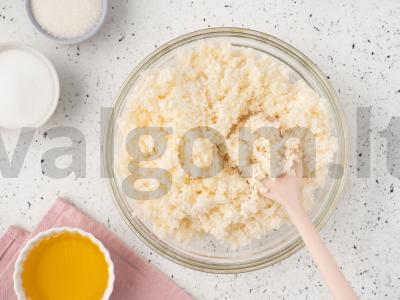 Oro kokosų sausainiai Žingsnis 1