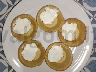 Tartaletės su karališkomis krevetėmis ir varškės sūriu Žingsnis 1