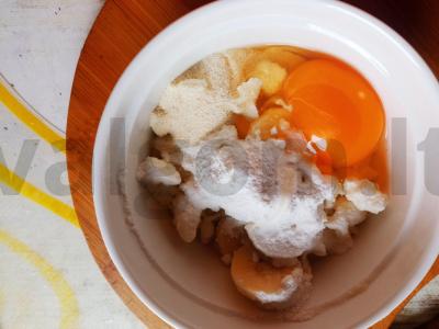 Varškės-obuolių apkepas prie arbatos Žingsnis 2