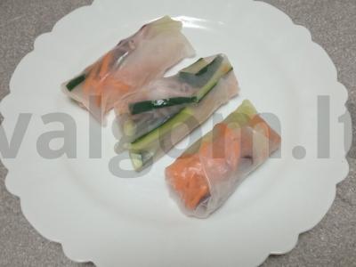 Vietnamietiški ritinėliai su aštuonkojais Žingsnis 7