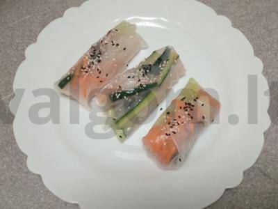 Vietnamietiški ritinėliai su aštuonkojais Žingsnis 8