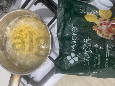 Makaronai „Spiralės“ su žaliu pipiru Žingsnis 1